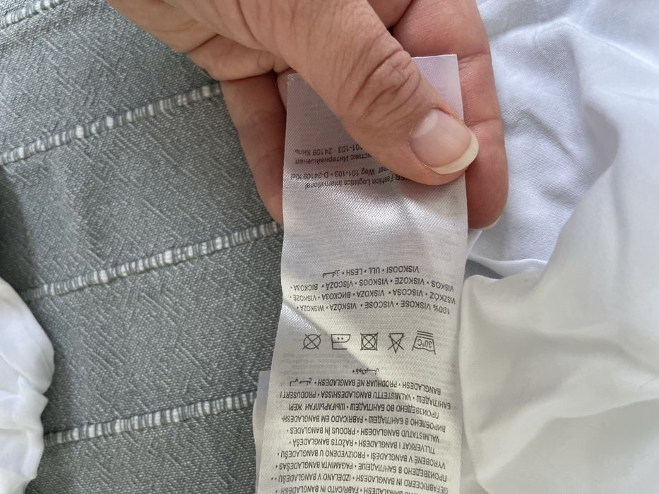 Biała koszula z długim rękawem S Amisu
