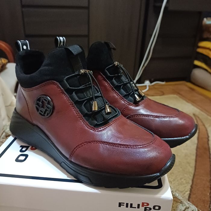 Botki Filippo r.39 bordo