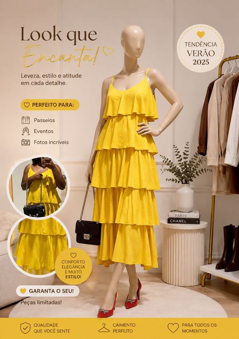 Moda verão qualidade impecável