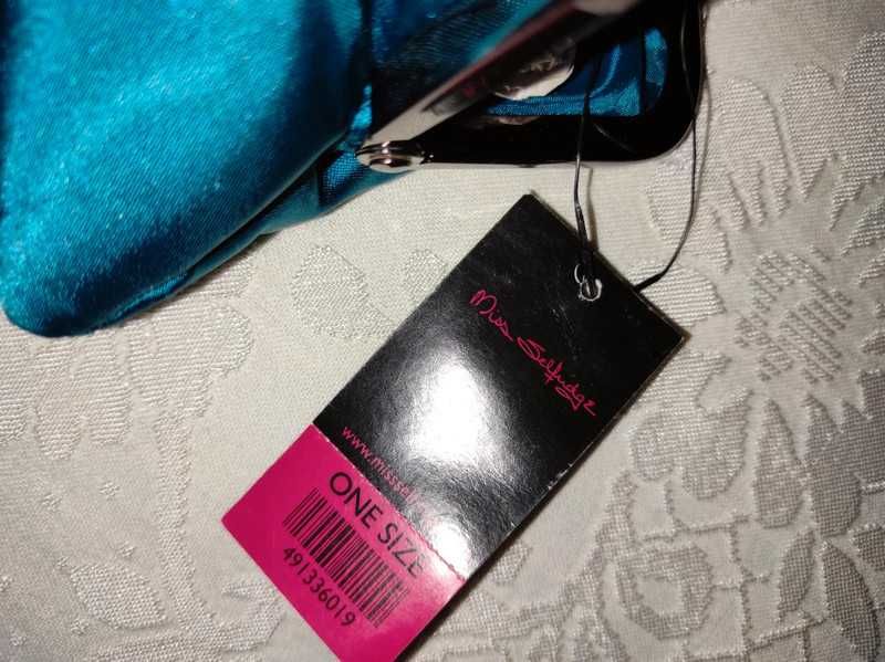 Mala Clutch Festa Cetim Miss Selfridge Nova