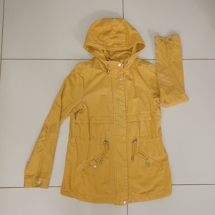 Kurtka parka musztardowa H&M XS