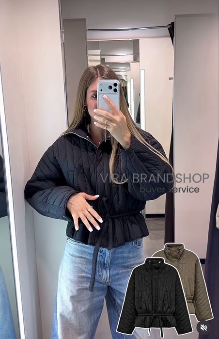 Курточка Zara черная