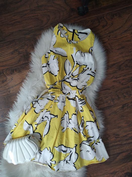 mohito lekka sukienka bawełna wycięte plecy rozmiar S