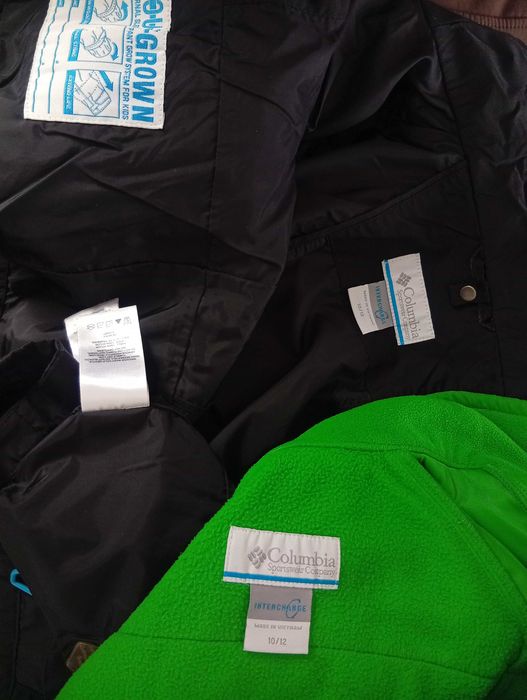 Wszechstronna kurtka 3-w-1 + bluza polar Columbia 134/140