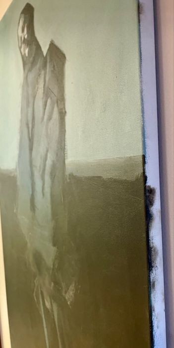 Obraz olejny na płótnie 90x60 cm kobieta