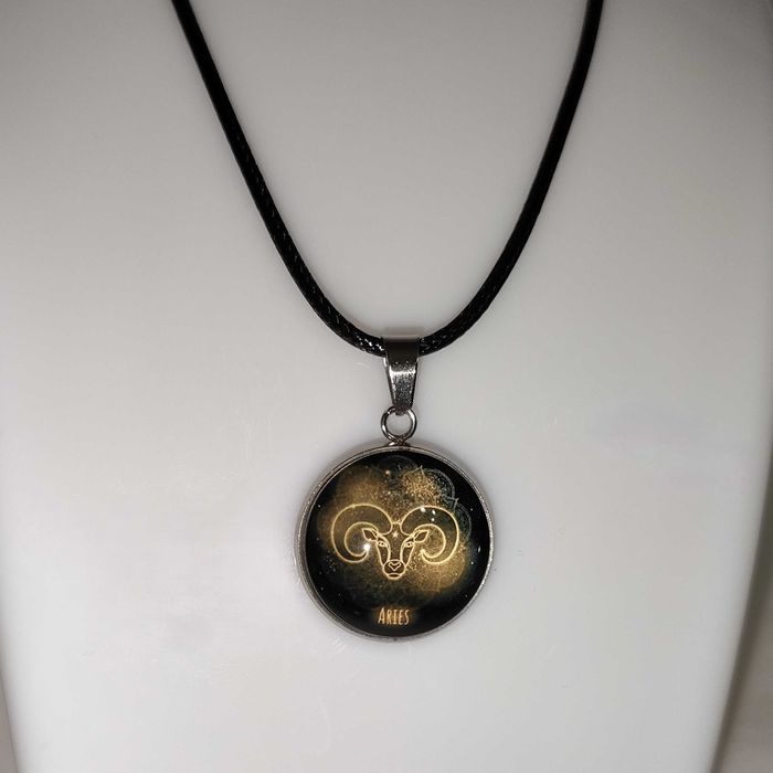 N138 Naszyjnik Baran Znak Zodiaku Handmade