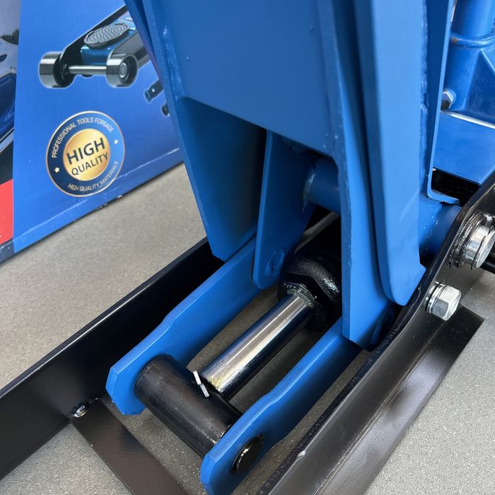 Домкрат підкатний двопоршневий 5 Тон два циліндри З ПЕДАЛЛЮ