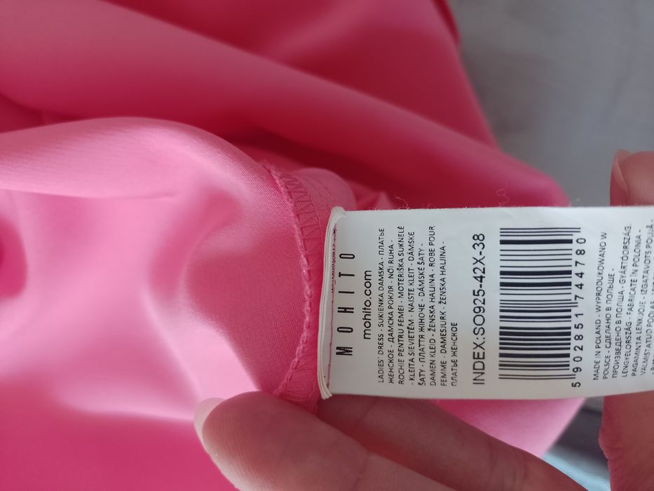 Sukienka Barbie cukierkowy róż hoker