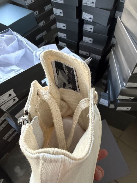 Rick Owens Ramones White Higt Top/Кеди Rick Owens Ramones/size 38-44