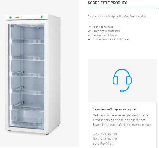 Frigorífico de Farmácia - Cofri