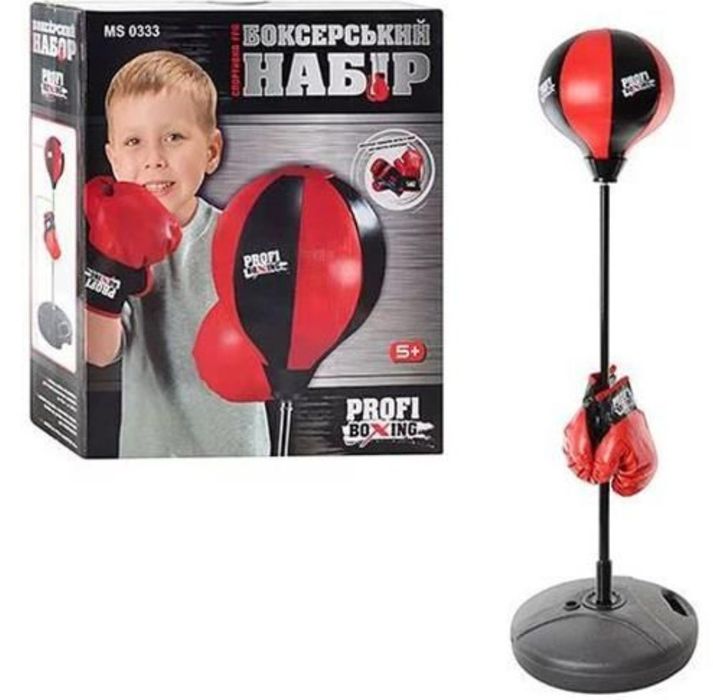 Боксерський набір в куль. "Америка" Малий. рукавички