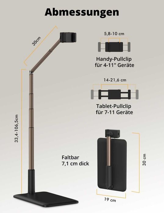 Podstawka pod tablet SupeDesk, obrót o 360°