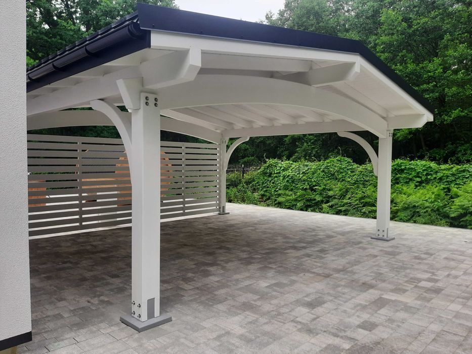 Wiata garażowa drewniana ITALIA 6M BSH