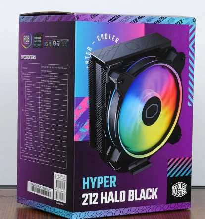 Air Cooler CPU Air Cooler Master Hyper 212 Halo ARGB Preto 120mm