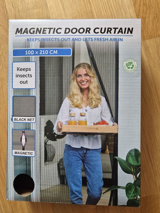 Moskitiera magnetyczna czarna