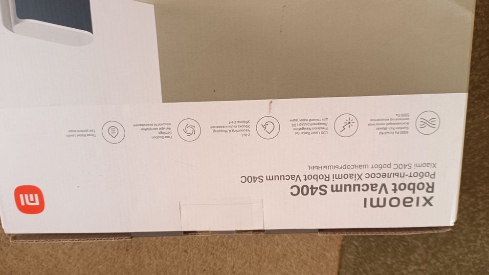 Nowy robot odkurzacz sprzatajacy Xiaomi S40C
