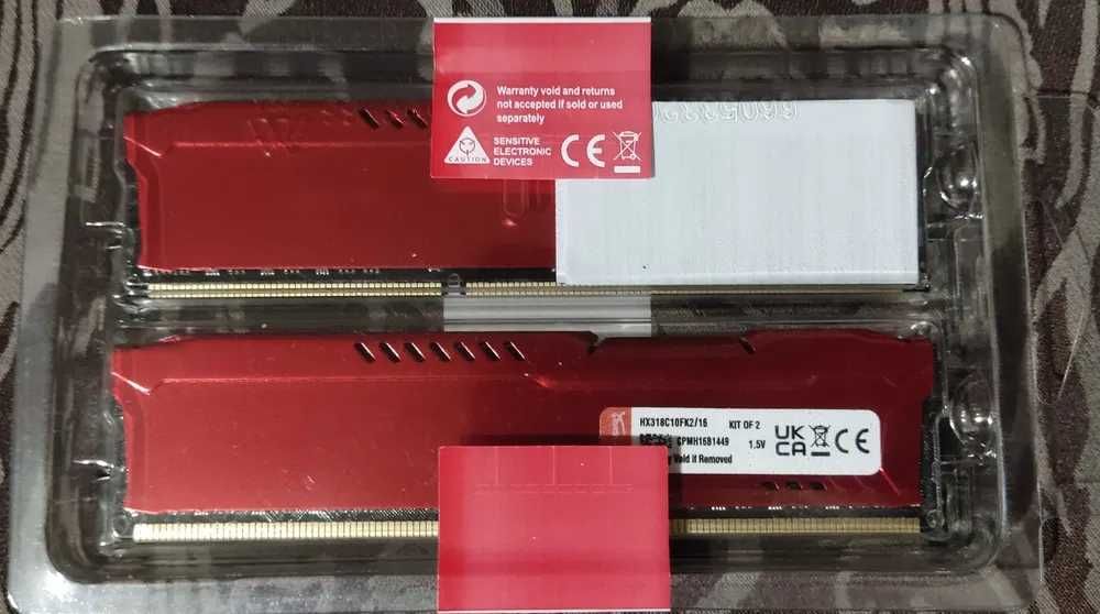 память HyperX Fury DDR3 16gb 1866mhz (2x8gb)