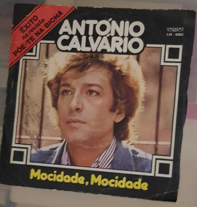 Disco Vinil "Fado é Povo" António Calvário