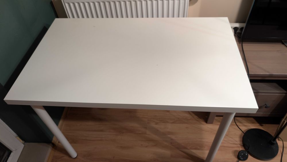 stół biały IKEA LINNMON , 100x60 cm