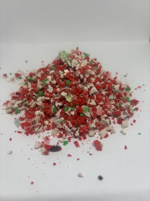 Espuma de latex granulada
