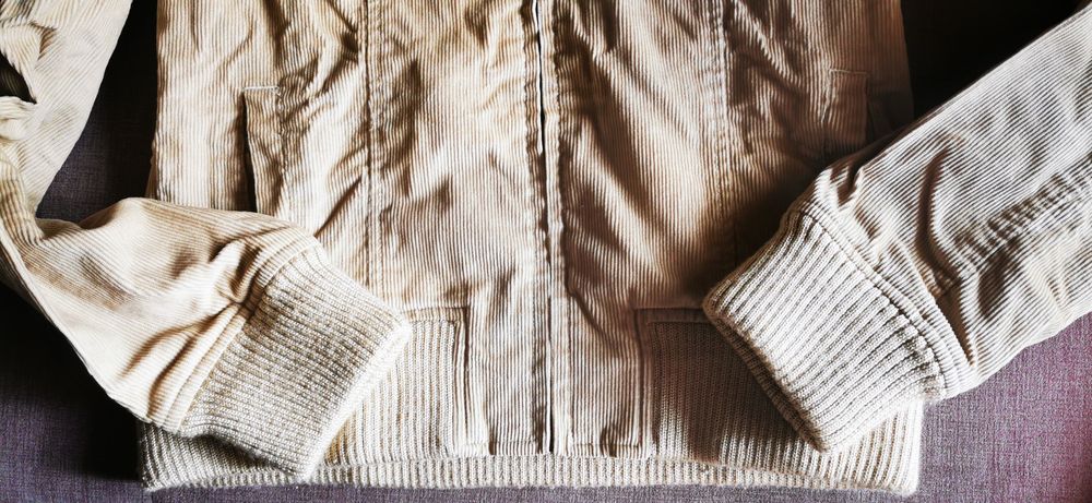 Jaqueta beje da Quebramar