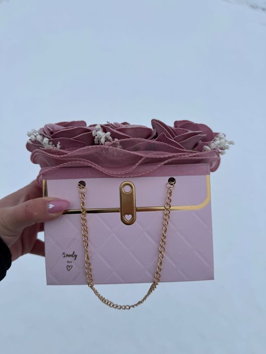 Flower box w formie torebki