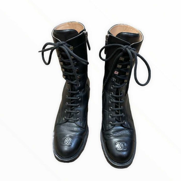 Chane.l buty sznurowane