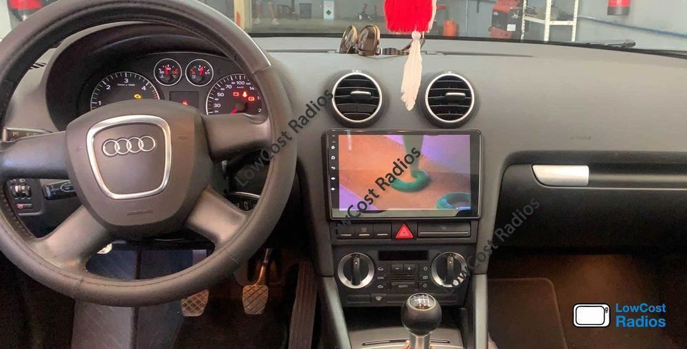 (NOVO) Rádio GPS AUDI A3 (2003 a 2012) | 7 ou 9" | ANDROID 15 • USB, DVD, BT, WIFI | CARPLAY • ANDROID AUTO