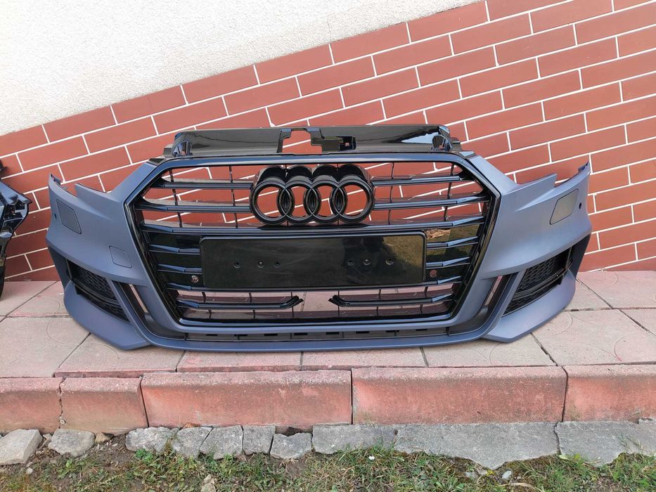 Zderzak przód przedni audi a3 S3 8v sedan polift s line nowy kompletny