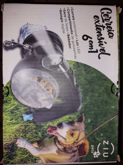 NOVO na CAIXA - Trela - Correia Extensível 6 em 1 Ziu Pets (Cães)