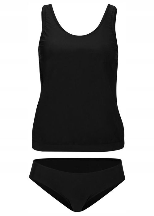 B.P.C tankini czarne z figami 44.