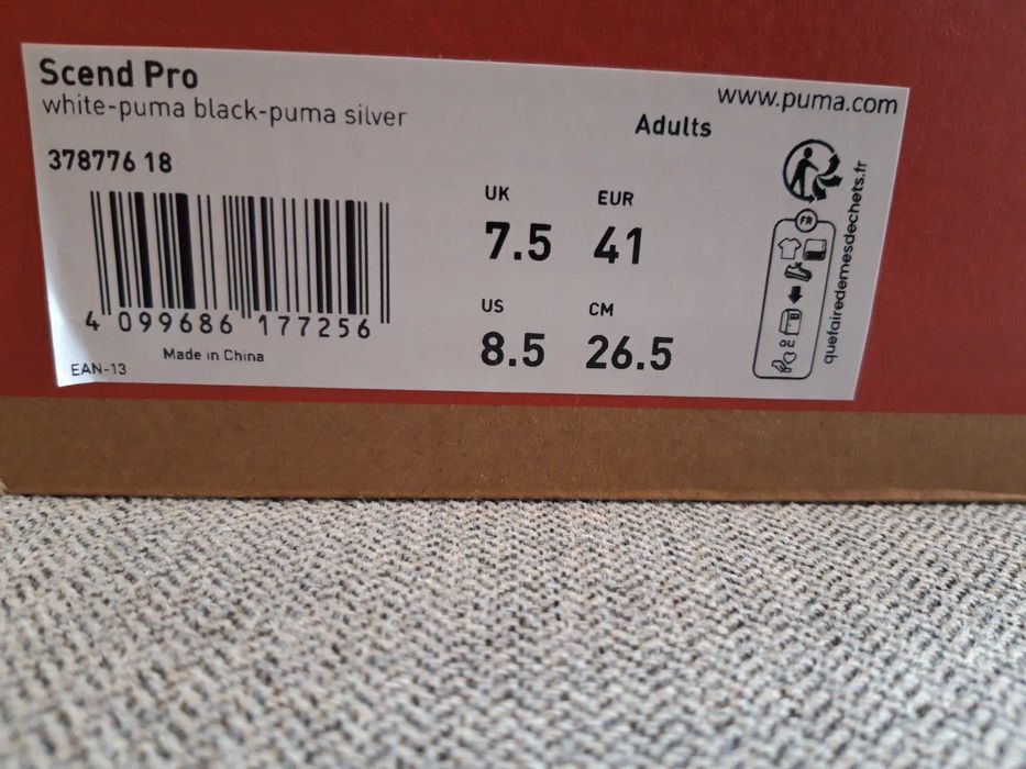 Sapatilhas corrida running PUMA - Artigo NOVO.