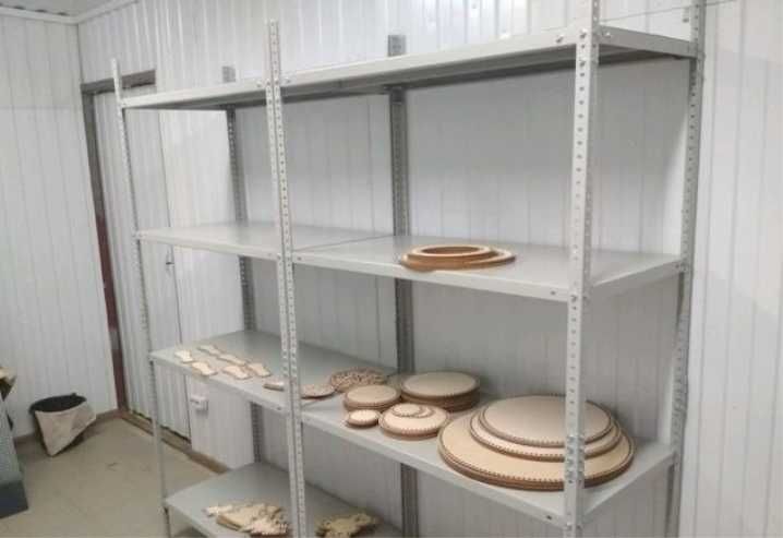 Стеллаж металлический на болтах архив в магазин офис производитель