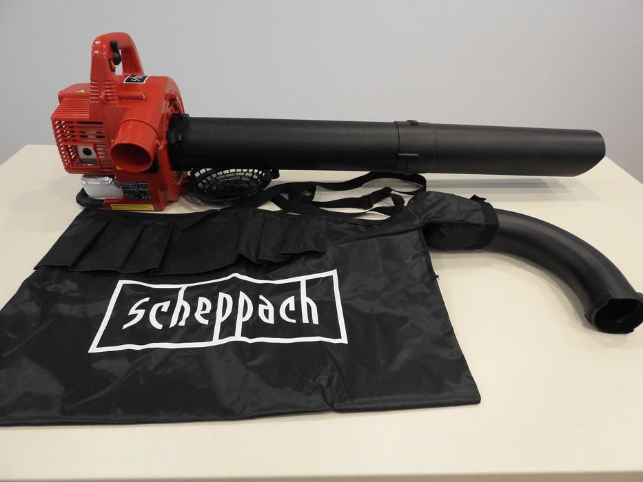 Dmuchawa spalinowa do liści Scheppach odkurzacz z rozdrabniaczem liści