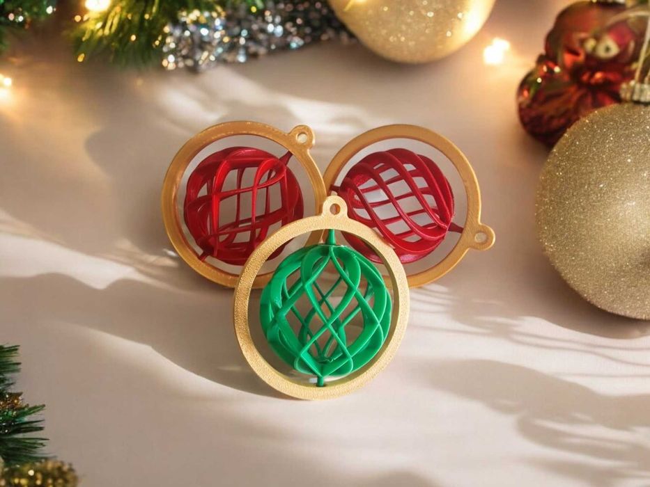 Bolas de Natal Giratórias 3D – Decoração e Diversão num só!