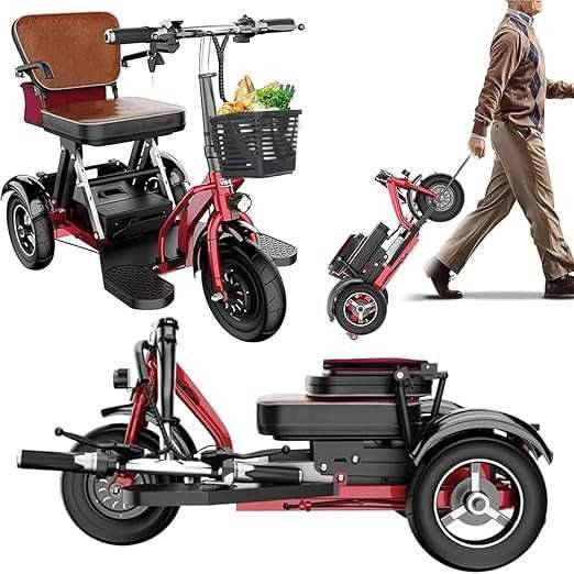 Scooter de mobilidade dobrável motorizada para idosos, para bagageira de carro de viagem. Preço €1410