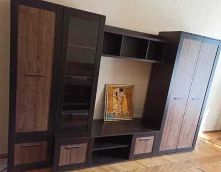 Стенка у вітальню Конго Венге Дуб Сонома ( Апріл) Нова зі складу шафою