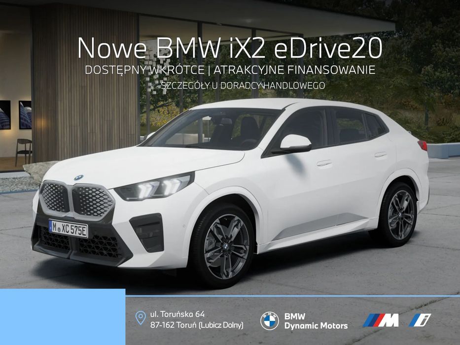 BMW iX2 eDrive20 204 KM EV - Pakiet Premium - Edycja M Sport - Adaptacyjne LED