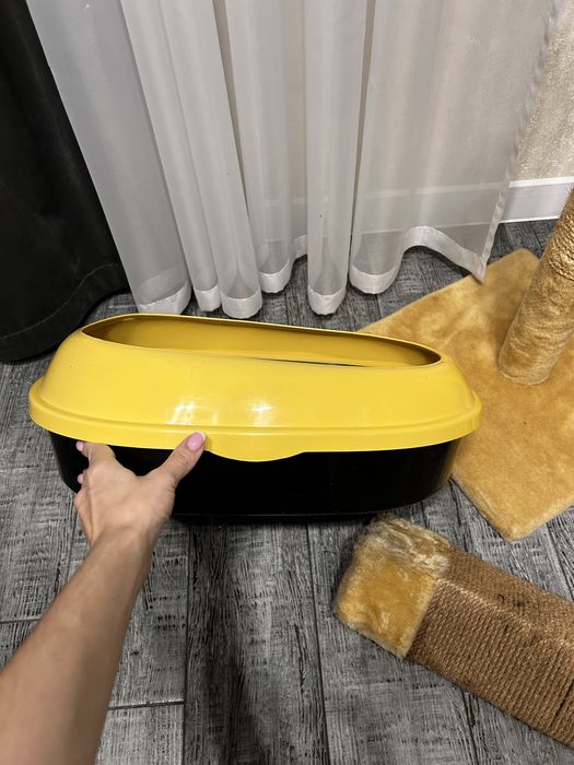 Набор для кота(когтеточки,игрушки,лоток)цена за все