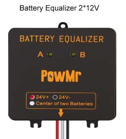 Balanceador "PowMr" de baterias de 12V (ácido chumbo) NOVO