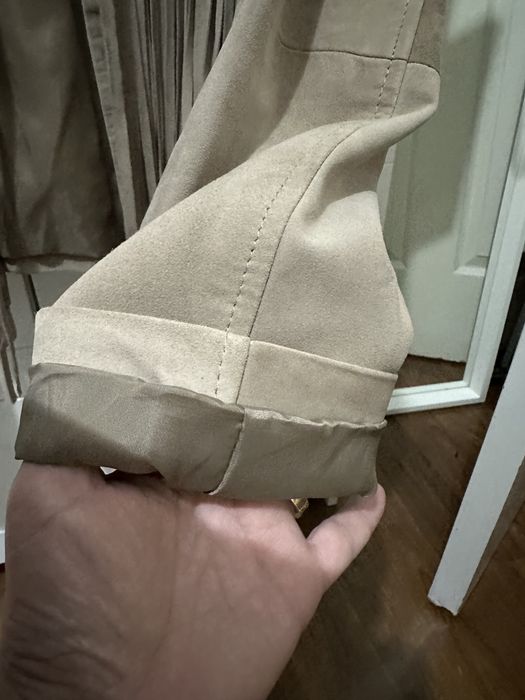 Sliczna marynarka AVIATRIX skora zamszowa.Nowa