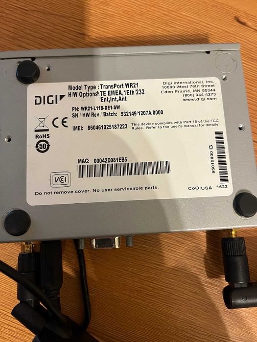 Router komórkowy sim Digi TransPort WR21