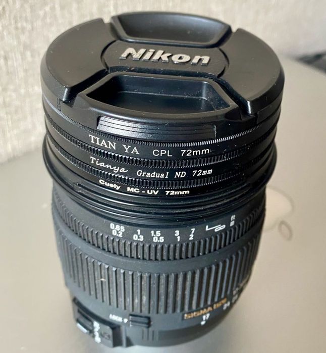 Обʼєктив Sigma DC 17-70mm 1:2.8-4.5 MACRO HSM Nikon