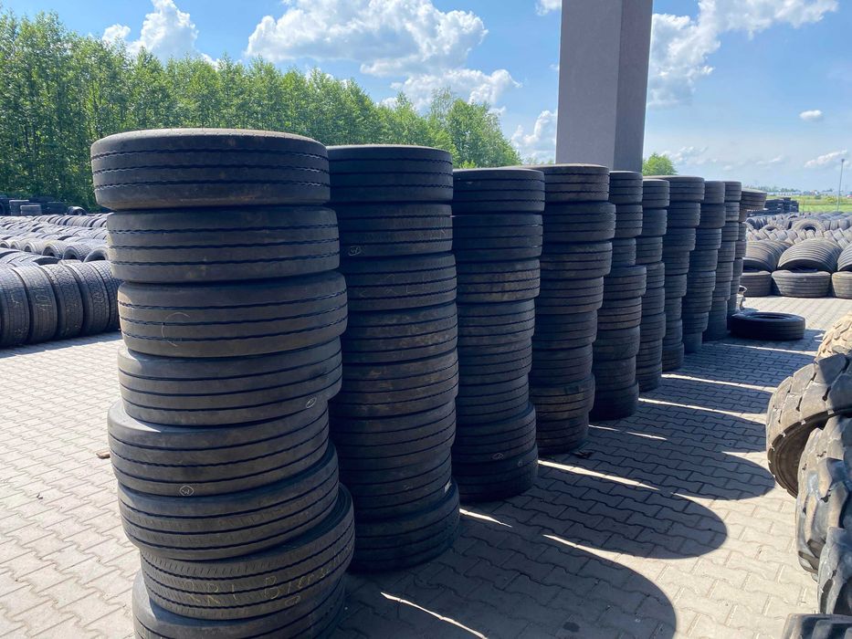 Opony używane ciężarowe Pogłębiane 235/75R17.5 DUŻA ILOŚĆ RÓŻNE MARKI