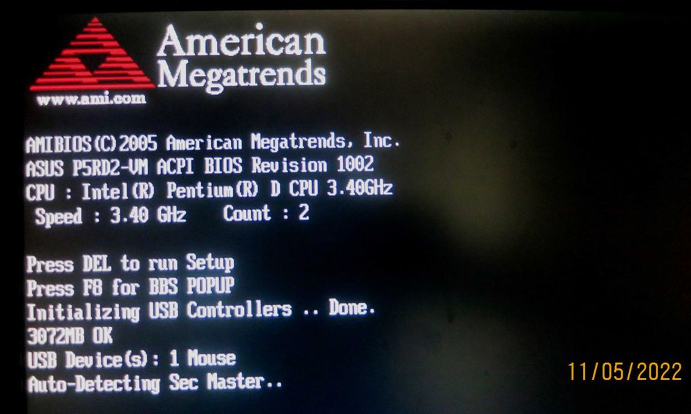 МB Asus P5RD2-VM/Intel D945 3,4Ghz/PCIE Asus EAX1650 Pro 256/4Gb DDR2