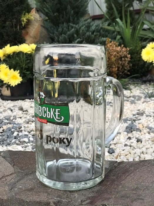 Бокали для пива "Львівське" 0,3; 0,5; 1л