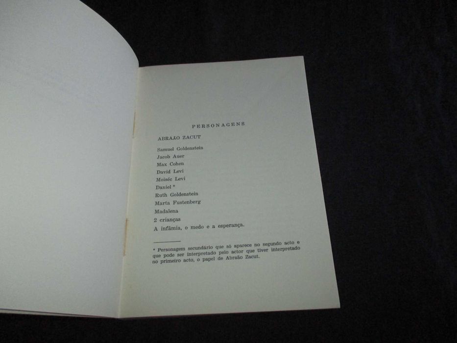 Livro As Mãos de Abraão Zacut Sttau Monteiro Ática 1ª edição