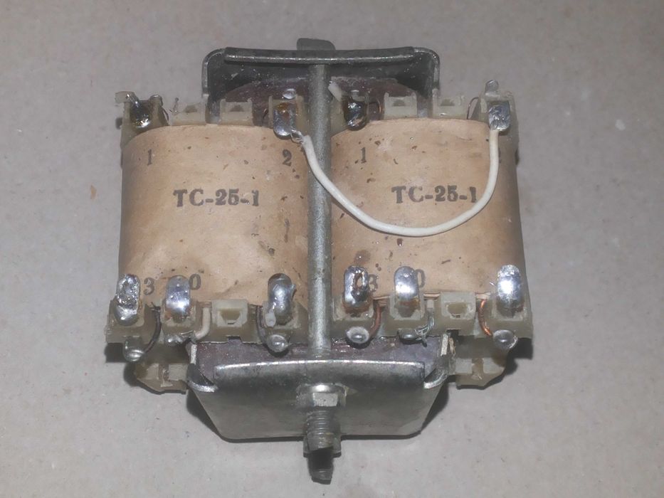 Трансформатор ТС-25 ТС-10 напряжение 9 в + 9 пр-ва СССР