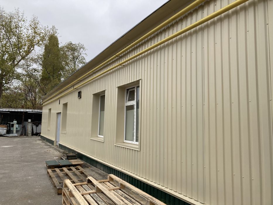 Монтаж кровли и фасада