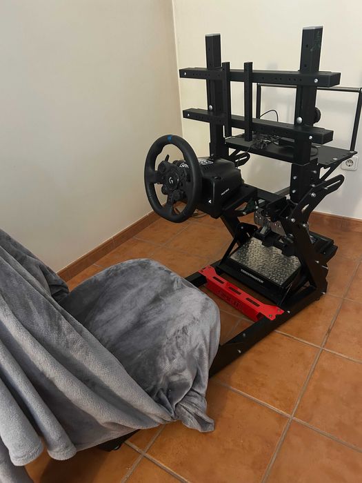 cockpit simetik / pedais TLCM / volante Logitech 923